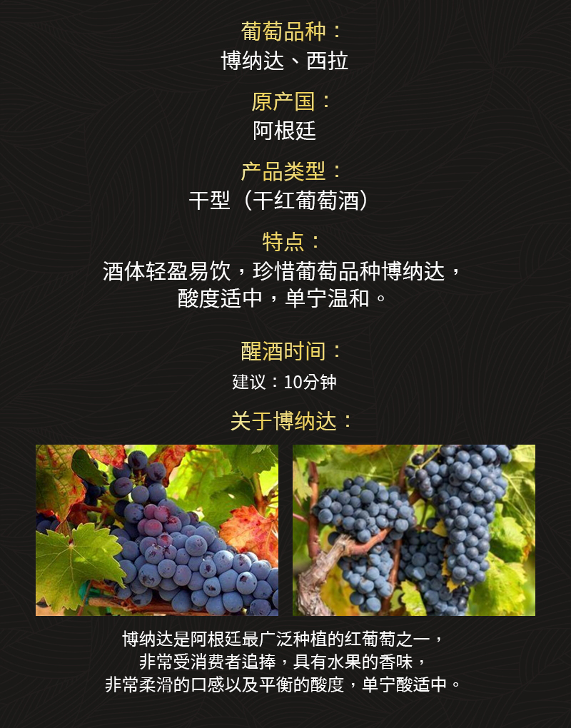 小黄鸭下载433阿根廷原瓶进口干红葡萄酒(图2)